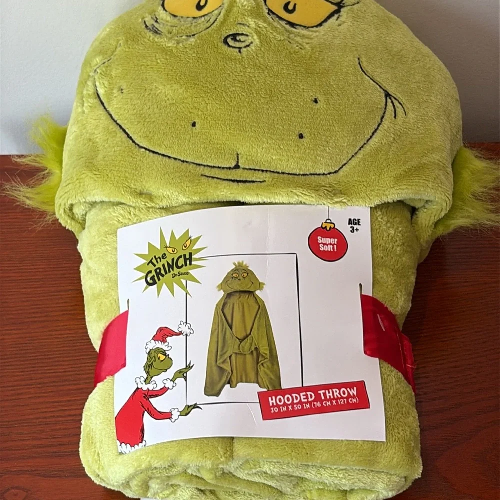 Grinch Hooded Throw / Blanket